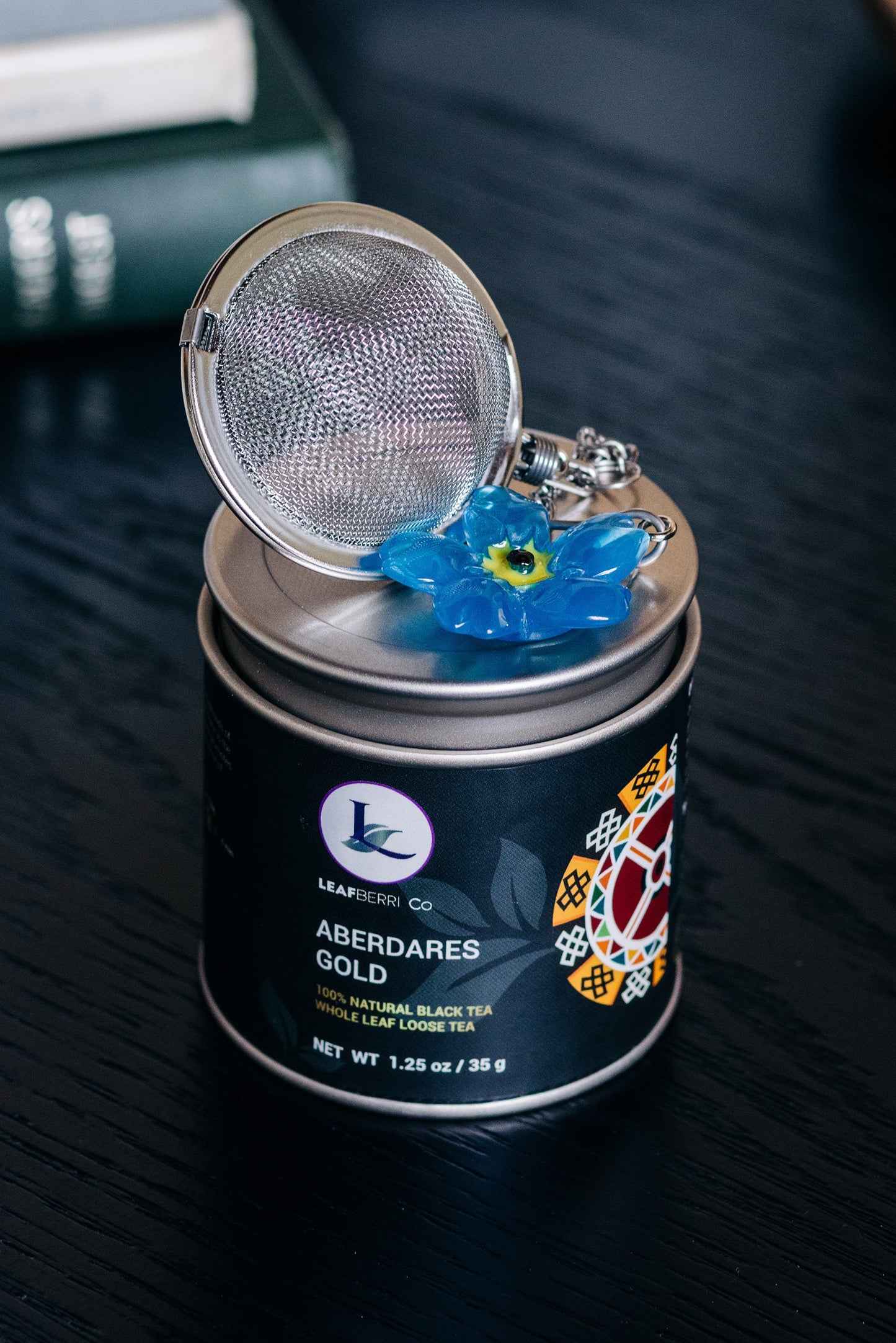 Blue Flower Tea Infuser Ball